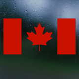 canada flag decal, canadian flag decal, flag decal, canada decal, decals, get decaled, decal shop, vinyl decal
