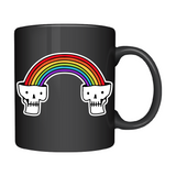 Skull Rainbow Sticker for Car, Mug, Laptop, Mirror & More