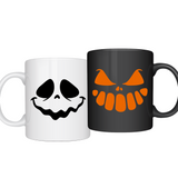 spooky halloween face mug decal by get decaled. diy halloween, diy halloween decor, diy halloween craft, diy halloween ideas, halloween crafts, halloween ideas, halloween decor, halloween decorations, diy halloween decorations