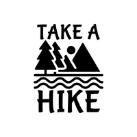 Take A Hike Camping Decal for Car, Truck, RV, Window & More