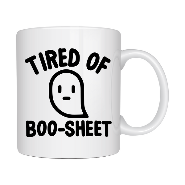 funny tired of boo sheet ghost halloween decal by get decaled. diy halloween, diy halloween decor, diy halloween craft, diy halloween ideas, halloween crafts, halloween ideas, halloween decor, halloween decorations, diy halloween decorations