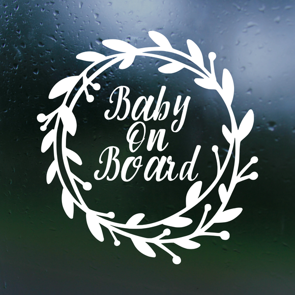 baby on board decal, baby on board decals, baby on board sign, baby on board car decal, baby on board truck decal, get decaled, decals