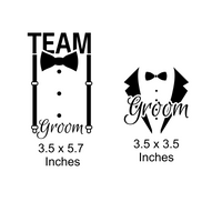 groom, groom decals, groomsmen decal, decals, decal shop, get decaled, decals