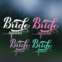 wedding decor, diy wedding decor, wedding decals, decal, decal shop, get decaled, bride squad, bridal party decor